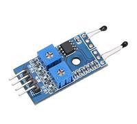 Cocoarm Module de Capteur Thermique ABS 2 Canaux, Circuit imprimé de Contrôle de Température 3,3 V à 5 V LM393, Sortie de Commutation Numérique avec Potentiomètre pour Projets électroniques de
