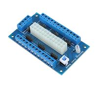 Cocoarm Module de Carte d'alimentation ATX 24 20 Broches, Circuit imprimé avec Interrupteur de Verrouillage, Bornier à Vis 24 A pour Tests et Réparations de PC