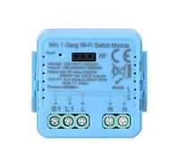 Cocoarm Module de Commutation WiFi, Bouton-poussoir PC, Module de Commutation Intelligent, 1 Bouton 10A, Application, TéléCommande, Minuterie, Commande Vocale pour Maison, Bureau, Hôtel (#4)