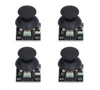 Cocoarm Module de Joystick ABS PCB Module de Contrôleur de Jeu Lot de 4 Sorties Analogiques Double Axe 5 Broches avec Bouton Z DC 3,3 V à 5 V pour Projets et Créateurs de Télécommande PS2