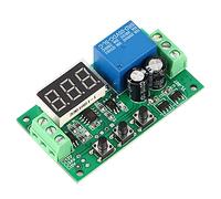 Cocoarm Module de Relais Carte de Commande de Relais PCB Contrôleur de Commutateur de Retard DC 5 V 0 à 10 KHZ 4 Modes Affichage LED Protection contre l'inversion de polarité pour le Contrôle