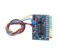 Cocoarm Module d'indicateur de Niveau Audio LED, Carte de PréAmplificateur PCB VU Meter avec 10 Segments LED de 3 Mm, Affichage du Signal Audio 12 V 250 MA pour Amplificateur de Haut-parleur, Test