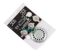 Cocoarm Module Sonore Enregistrable 27s, Puce d'enregistrement Vocal Compacte avec Haut-Parleur pour Cartes de Vœux DIY et Cadeaux Uniques (Version Bouton)