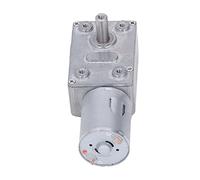 Cocoarm Moteur à Engrenage à Vis sans Fin CC en Alliage d'aluminium Moteur à Engrenage à Vis sans Fin 24 V 2 W avec Régulation de Vitesse Avant et Arrière Autobloquant pour Petites Machines (0-100