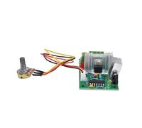 Cocoarm Motoréducteur 12 V, Moteur à Engrenage à Vis sans Fin en Alliage de Zinc avec Régulateur PWM, Motoréducteur CC Autobloquant, Contrôle CW CCW, 5 à 150 Tr/min pour Présentoirs de Robots,