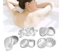 Cocoarm Moule à Bombe de Bain, Moule à Faire Soi-même en Alliage d'aluminium avec Finition Hygiénique, Facile à Nettoyer et à Démouler pour la Fabrication de Bombes de Bain, de Gâteaux et de Savons