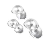 Cocoarm Moule à Bombe de Bain, Moule à Gâteau en Alliage d'aluminium pour Fabriquer Facilement des Bombes de Bain et des Savons avec un Design Hygiénique et des Formes Polyvalentes (Type 1)