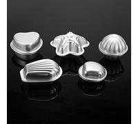 Cocoarm Moule à Bombe de Bain, Moule à Gâteau en Alliage d'aluminium pour Fabriquer Facilement des Bombes de Bain et des Savons avec un Design Hygiénique et des Formes Polyvalentes (Combinaison 9)