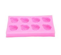 Cocoarm Moule à Fraises, Moule de Cuisson 3D en Silicone de qualité Alimentaire pour la Décoration de Gâteaux, Chocolat, Bonbons, Argile Polymère, Réutilisable, Antiadhésif, Démoulage