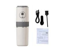 Cocoarm Moulin à café et Cafetière électrique Portable avec Tasse en Acier Inoxydable 304 et Filtre à Mailles 350 Ml Rechargeable par USB 18 W pour la Maison, les Voyages, l'extérieur (2566 version