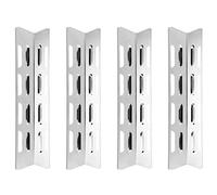Cocoarm Nexgrill Master Forge Lot de 4 Tentes Chauffantes pour Gril à Gaz en Acier Inoxydable 41,9 X 9, X 3,3 Cm Protection Uniforme du Brûleur à Chaleur Installation Facile pour Barbecue dans Le