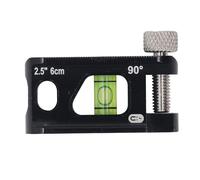 Cocoarm Niveau de Conduit Magnétique, Mini Niveau de Poche en Fonte d'aluminium avec Aimant de Terre Rare pour les Travaux de Plomberie et d'électricité, Conception Compacte 2,5 Pouces pour une