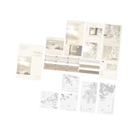 Cocoarm Notes Autocollantes, Ensemble de Notes Autocollantes en Papier avec 45 Feuilles, Autocollants pour Scrapbooking, Journal, Calendrier, Thème Ombre Légère pour les étudiants de l'école et du