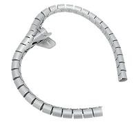 Cocoarm Organisateur de Manchon de Câble PE Manchon de Gestion de Câble 10 Mètres Type avec Clip Gris pour Le Bureau à Domicile Câblage Industriel Flexible Ignifuge 4 à 176 Fahrenheit (Φ16mm)