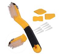 Cocoarm Outil de Calfeutrage 11 Pièces, Ensemble d'outils de Finition en Silicone avec 1 Grattoir, 3 Plaques à Gratter, 7 Buses, Kit de Grattoir à Calfeutrage en Gel de Silice pour Carrelage,