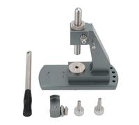 Cocoarm Outil de Presse pour Montres, Ouvre-boîtier Arrière Professionnel en Métal avec 4 Mandrins pour Boîtiers de Montres Fixés par Vis, Outil Essentiel pour Horlogers et Réparateurs