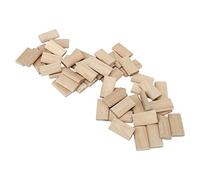 Cocoarm Outil de Tenon Domino en Bois de Hêtre 50 Pièces, Solution de Jonction Durable pour la Fabrication d'armoires, Ajustement de Précision pour Les Amateurs de Menuiserie