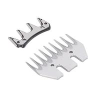 Cocoarm Outil de Tonte pour Moutons Lames de Ciseaux 9 Dents Droites Remplacement pour Tondeuse Électrique Moutons Alpagas Lamas en Acier à Haut Carbone Résistant à la Chaleur