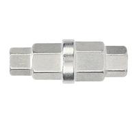 Cocoarm Outil d'essieu Hexagonal avec Entraînement carré, Molybdène chromé Robuste, Douille de Broche de Roue Avant pour Motos et VTT, Couple de 150 LB