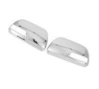 Cocoarm Paire de Caches de Rétroviseurs de Porte ABS Galvanoplastie Capuchons de Rétroviseurs Latéraux Argent Paquet de 2 Adhésifs Directs Anti-UV Anti-poussière pour ESTIMA ACR50 NOAH VOXY ALPHARD