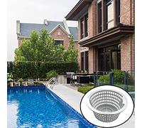 Cocoarm Panier d'écumoire de Piscine, Capture Efficace des Débris, adapté à la Plupart des Piscines, fabriqué en Plastique Durable, Dessus de 4,875 Pouces, fabriqué en Plastique avec Dessus de (Grey)