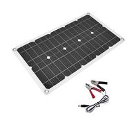 Cocoarm Panneau Solaire 18V 100W Panneau de Charge Solaire Portable Sortie USB en Silicium IP65 étanche Conversion de 23 à 24 pour Cent pour Voiture Bateau Maison Serre Camping Utilisation