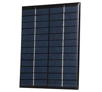 Cocoarm Panneau Solaire en Silicium Polycristallin 2 W 12 V, Mini Module de Panneau Solaire 13,6 X 11 Cm pour le Chargement de Lampes Solaires, Projets Scientifiques, Utilisation de Radio Murale