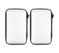 Cocoarm Paquet de 2 Sacs de Rangement en EVA, étui de Transport Rigide de Protection avec 8 Emplacements pour Cartes de Jeu, Conception à Double Couche pour 3DS XL 3DS LL, Voyage Portable et