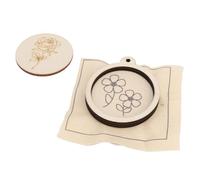 Cocoarm Petit Cerceau de Broderie, contreplaqué de Peuplier, Compact et Léger, pour les Amateurs de Broderie à la Main