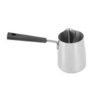 Cocoarm Pichet à café Pichet à Mousse de Lait en Acier Inoxydable 304 avec Conception à l'échelle Poignée Longue Résistant à la Chaleur pour le Chauffage du Lait de café à la Maison et le Savon de