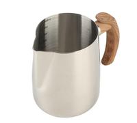 Cocoarm Pichet à Mousse de Lait, Pichet à Latte en Acier Inoxydable 304, Tasse à Mousser de 16 Onces avec Bec Pointu, Poignée Confortable et échelle Intérieure pour les Baristas à Domicile (1000ml)
