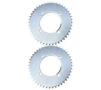 Cocoarm Pignon de Chaîne Arrière en Alliage d'acier 44T, 2,1 Pouces de Diamètre Intérieur, 4,6 Pouces de Diamètre Extérieur, Installation Facile, Remplacement pour Mini Vélo de Poche Scooter à Gaz,