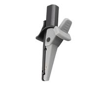 Cocoarm Pince de Test Isolée, Pince de Test Banane en Laiton et Acier PA, Ouverture de 20 Mm, Prise Banane de 4 Mm, 600 V à 1 000 V, 10 A, pour Tests de Batterie de Camion de Voiture, Projets (BLACK)