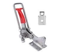 Cocoarm Pince de Verrouillage à Bascule en Acier Inoxydable, Force de Maintien de 225 Kg, Pièces de Fixation Rapide Réglables avec Poignée de Couvercle en Plastique pour l'installation