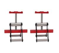 Cocoarm Pinces de Pression à 4 Voies, Système de Serrage en Panneau en Bois en Alliage en Aluminium, Pinces d'angle Réglables Durables pour l'ensemble de Meubles de Menuisiers
