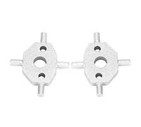 Cocoarm Pivot de Couvercle de Buse de Lave-glace, Couvercle de Buse de Lave-phare en Métal pour X Type S, Installation Facile et Durable, Pièce de Rechange Fiable