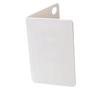 Cocoarm Planche à Découper Pliable Planche à Découper Portable en Plastique avec Coin Alimentaire Supplémentaire pour Fruits Légumes Boue, Stockage Murale pour Cuisine (Riz Nordique Blanc