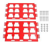 Cocoarm Plaques de Montage de Boîte à Outils, Support de Montage de Boîte à Outils de Camion en Acier Inoxydable, Paquet de 2, capacité de 100 Lb, Plaques de Verrouillage de 21,65 X 13,39 Pouces pour