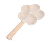 Cocoarm Poêle à œufs, Poêle à Omelette Antiadhésive en Alliage d'aluminium avec 5 Sections en Forme de Fleur 8,7 Pouces, à Frire Divisée pour les œufs du Petit Déjeuner, les Crêpes, les Sandwichs,