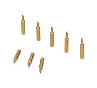 Cocoarm Pointes de Fer à Souder Pointes de Fer à Souder de Remplacement en or 10 Paquets 60W 42 Mm X 6,5 Mm 392F à 896F Chauffage Rapide Résistant à l'oxydation pour les Utilisateurs de Bricolage