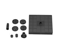 Cocoarm Pompe à Eau de Fontaine Solaire Pompe de Fontaine Solaire en Silicium Monocristallin 7V 1,4W Pulvérisation d'Eau Flottante avec 4 Buses Démarrage Automatique pour Bain d'oiseaux étang