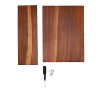 Cocoarm Porte-couteau Magnétique en Bois, Bloc de Rangement Solide Double Face avec Base Antidérapante pour Comptoir de Cuisine, Peut Contenir jusqu'à 10 Couteaux