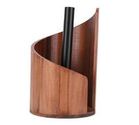 Cocoarm Porte-essuie-Tout en Bois, Hêtre Robuste avec Base Lestée pour Plan de Travail de Cuisine, Salle de Bain ou Bureau, Support Distributeur D'essuie-Tout