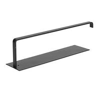 Cocoarm Porte-Serviettes en Papier sous Armoire, Support de Rouleau de Papier en Métal Noir Mat 10,4 X 2,4 X 2,8 Pouces, Autocollant, sans Perçage, Support Mural pour Armoire de Cuisine et de Salle