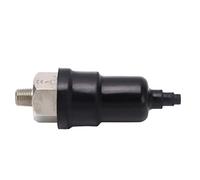 Cocoarm Pressostat à Membrane, Pressostat Pneumatique Réglable en Caoutchouc en Acier Inoxydable 2/5 Pouces, Plage de 0,1 à 1,0 MPa, Gaine IP54, pour le Contrôle de l'eau à Air comprimé