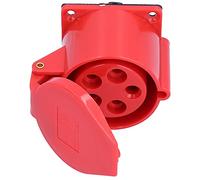 Cocoarm Prise de Courant Industrielle en Laiton ABS, 5 Broches, Prise Industrielle 32A, 220 à 380V, 240 à 415V, IP44, Installation Dissimulée pour les Usines, les Aéroports, les Quais, les Chemins