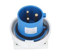 Cocoarm Prise Industrielle Connecteur d'alimentation en Laiton et Nylon IP67 32A 220240V 2P Plus E Prise étanche pour l'industrie Agricole Usines Chimiques Quai d'aéroport Chemin de Fer Utilisation