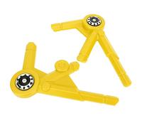 Cocoarm Protecteur de Cadre Latéral de Moto, Panneau de Cadre Latéral en ABS de Haute qualité, Empêche l'usure de la Peinture, Apparence élégante, Remplacement pour R1250GS LC 2019-2021 (Yellow)