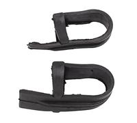 Cocoarm Protecteur de Chaîne à Bras Oscillant en Caoutchouc Noir, 2 Pièces, Résistant à l'usure, pour Pit Dirt Bike ATV