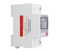 Cocoarm Protecteur de Surtension, Dispositif de Protection de Courant de Tension de Compteur d'énergie WiFi PC 230V 63A avec Affichage Numérique de à Distance pour Boîte de Distribution d'atelier à
